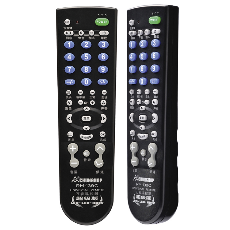 RM-139C电视机遥控器，众合红外遥控器生产厂家