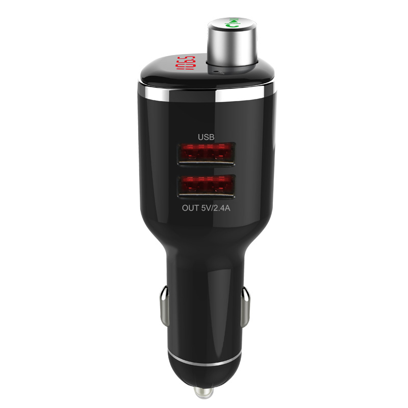 车载MP3 多功能蓝牙车充 双USB2.4A手机充电器