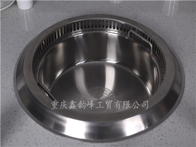 重庆鑫韵峰不锈钢火锅桌架 厂家***具五金餐桌架