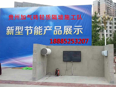 贵阳加气砖厂家-***加气砖、泡沫砖-10公分-厂家带施工队