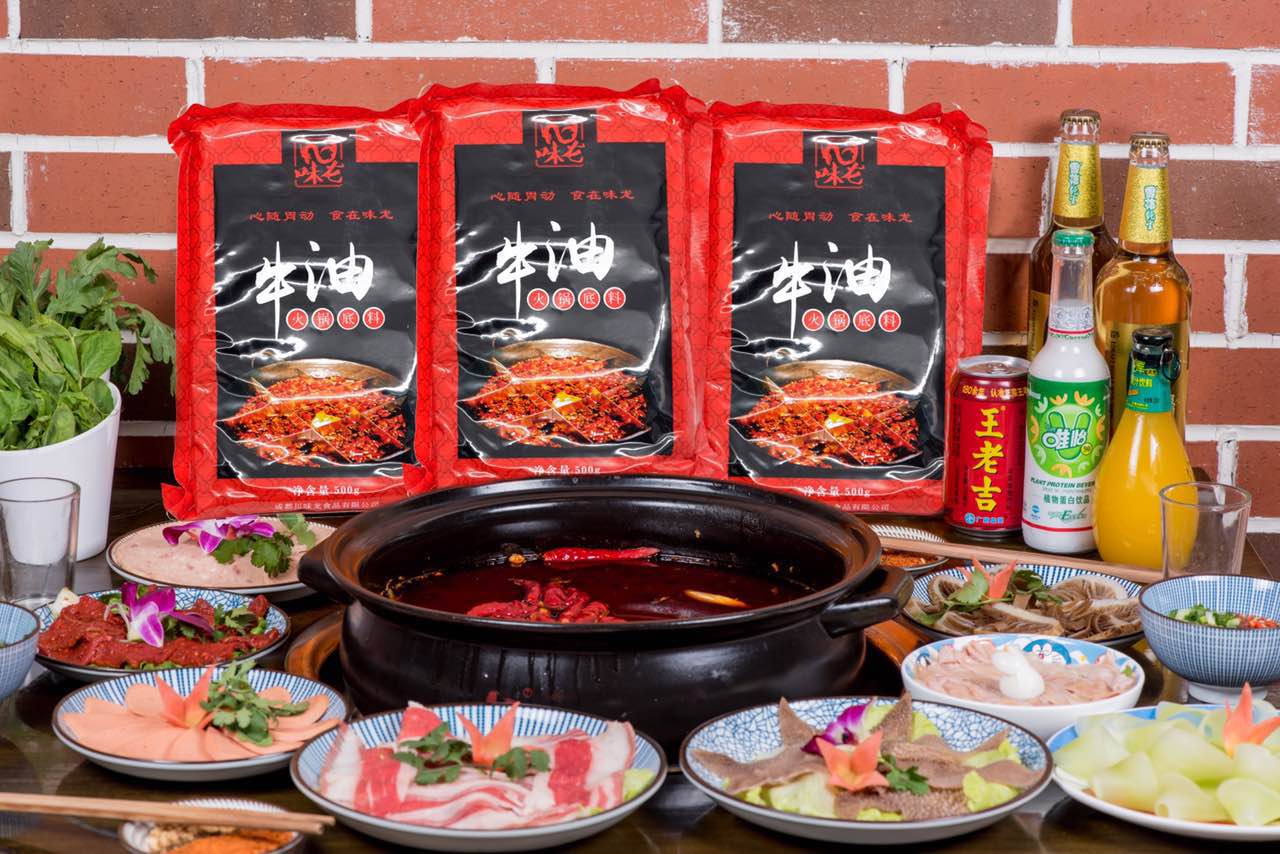 川味龙牛油火锅底料批发