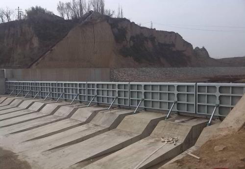 钢坝 液压坝 液压翻板闸门 水库用钢坝