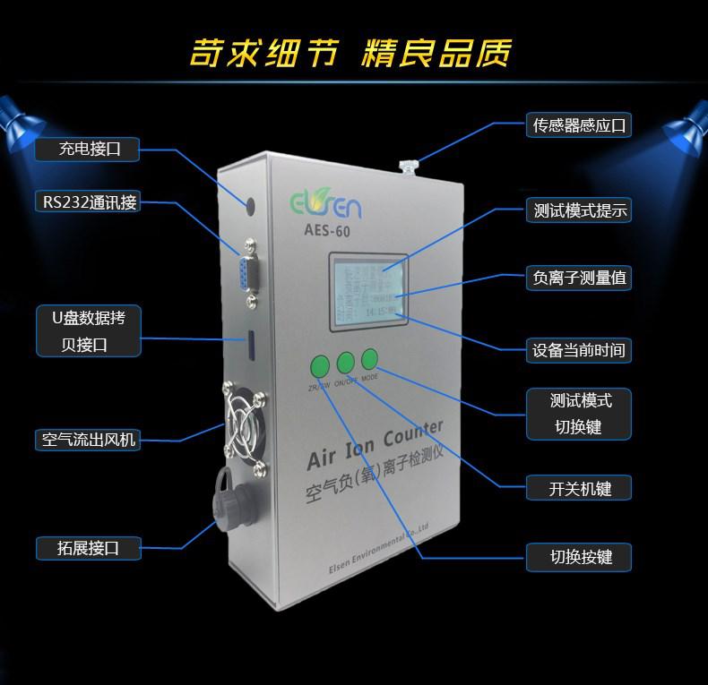 厂家***新款高精度空气负（氧）离子检测仪AES-60