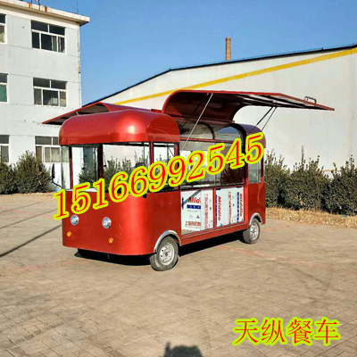 平昌电动四轮早餐车