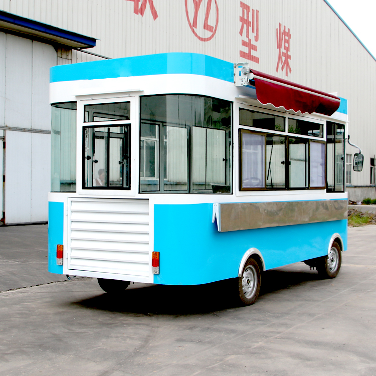 山东德州厂家***可移动餐饮车小吃车街景餐车可千元创业