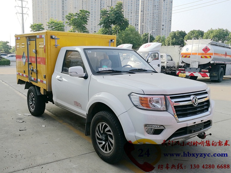 东风皮卡爆破车 四驱动2.2米单排皮卡危爆车购车送首保