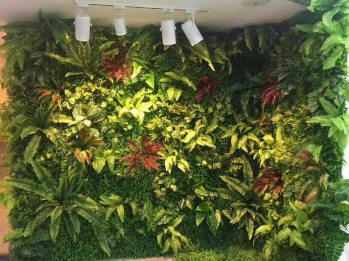 沐杉工艺品 仿真植物墙 草坪墙 厂家******设计安装价格优惠