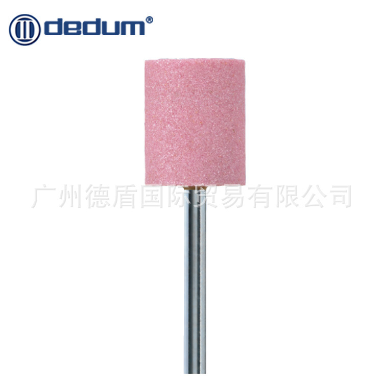 德盾台湾进口五金工具砂轮磨头铬刚玉带柄砂轮磨头磨具批发