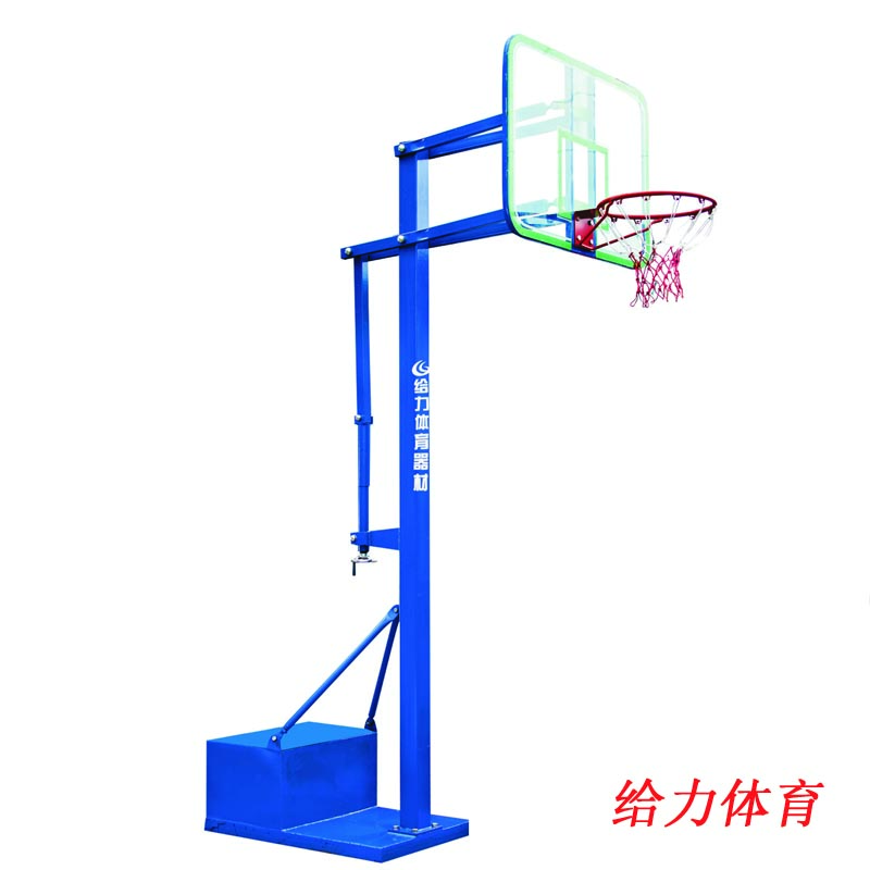 广东移动篮球架厂供应湖南学校单管固定篮球架江西重庆升降篮球架