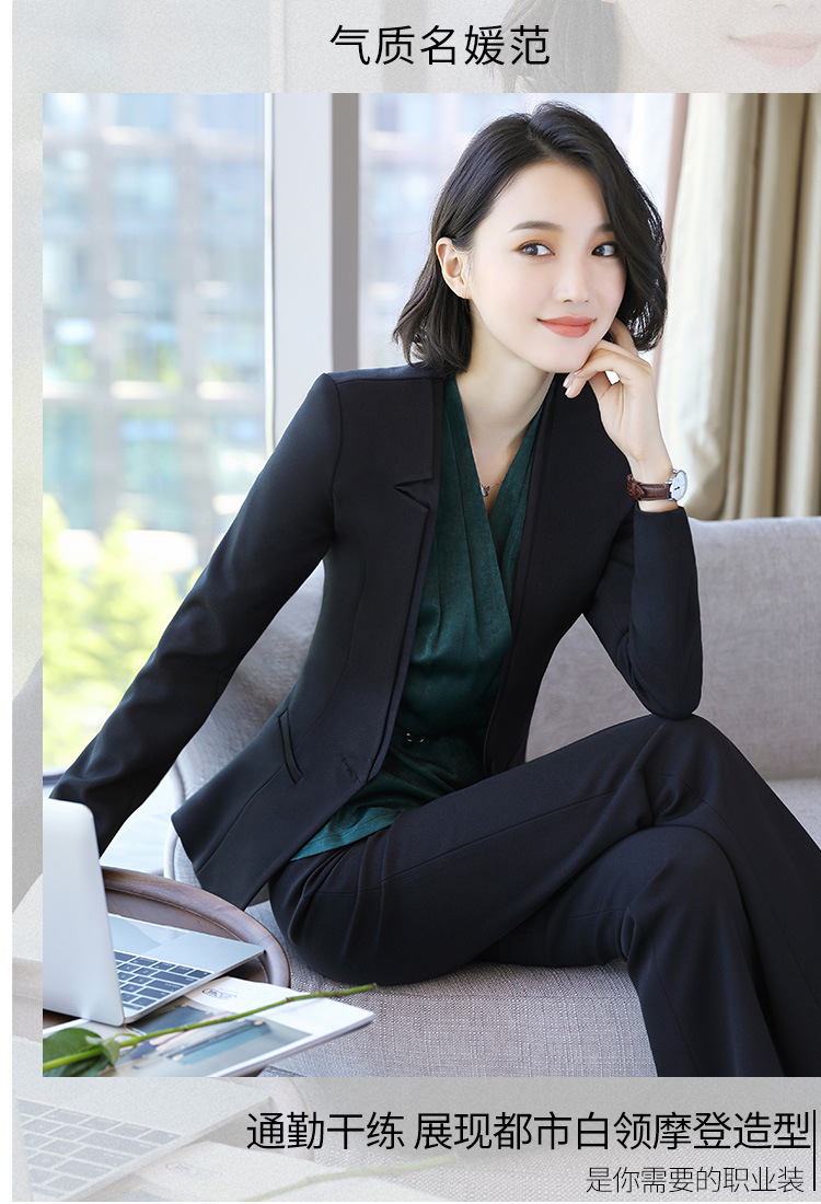 职业装女套装2018春季新款***ol西装白领修身显瘦西装