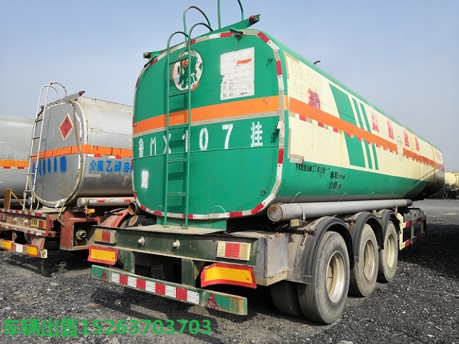 二手油罐车38立方40欧曼43天龙45解放j6拖头拖挂车