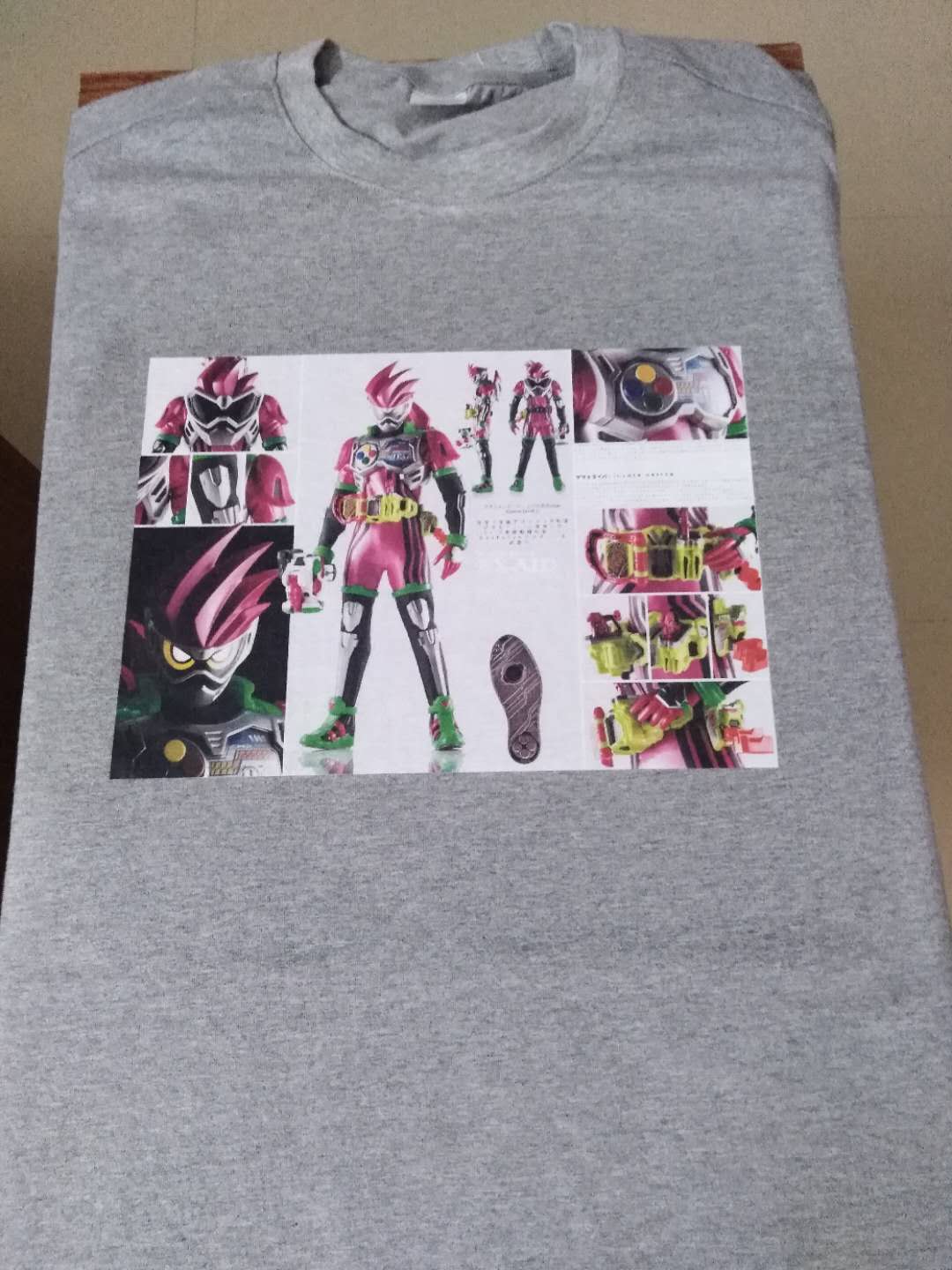 T恤班服退服小批量定制数码直喷白彩同出印花深色服装个性定制