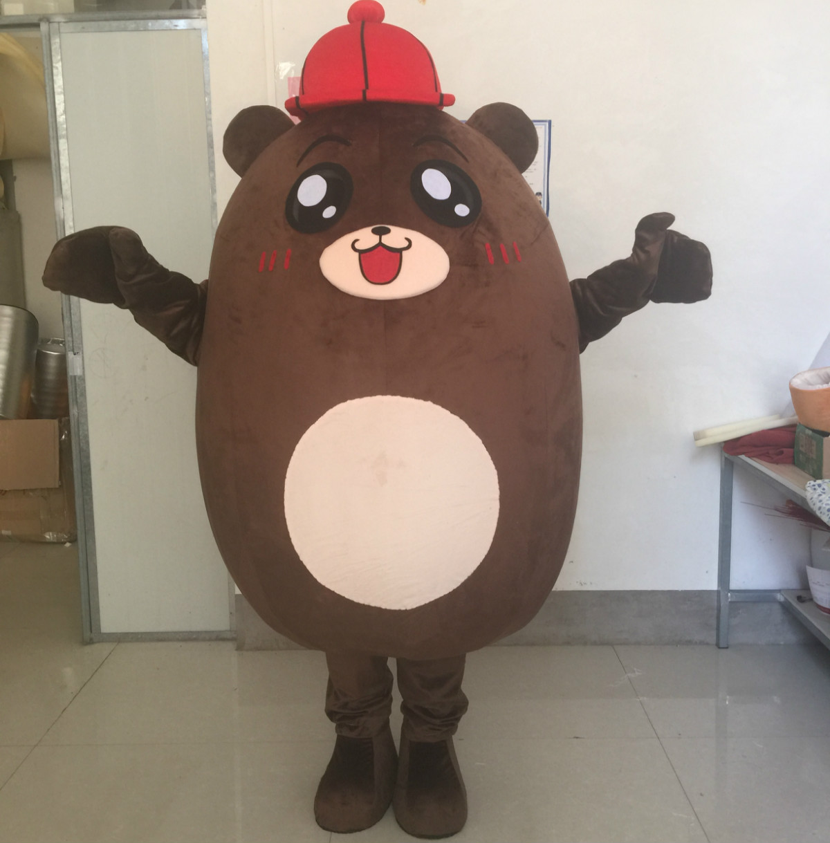 海苔熊人偶服装科尼卡通人偶服装熊