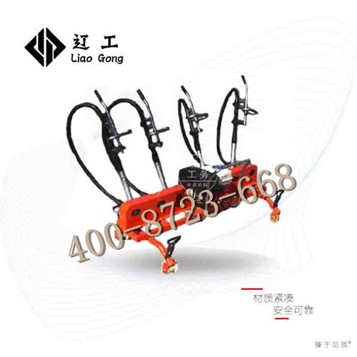 工程施工现场|内燃高频捣固机ND-5.4X4型经典款型
