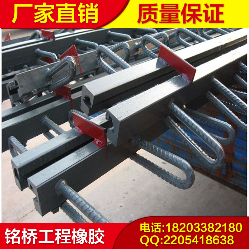 公路桥梁伸缩缝装置 C型单组式桥梁伸缩缝橡胶支座伸缩缝厂家