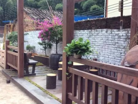 西安仿木廊架_仿木围栏-厂家生产-毅力景观