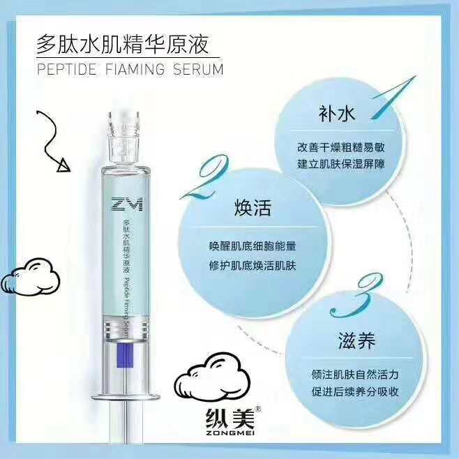 纵美超声刀原液；纵美水光霜；纵美平衡水乳；钰盈堂胶原蛋白