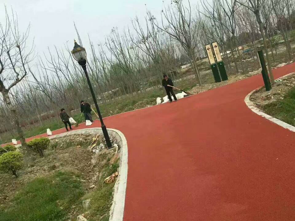 彩色路面材料彩色乳化沥青路面彩色防滑路面