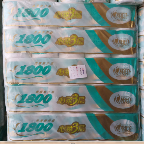 恒安集团心相印卷纸1800g*10卷/提超韧加厚不掉屑