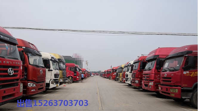 二手二拖三轻型牵引车13米半挂车