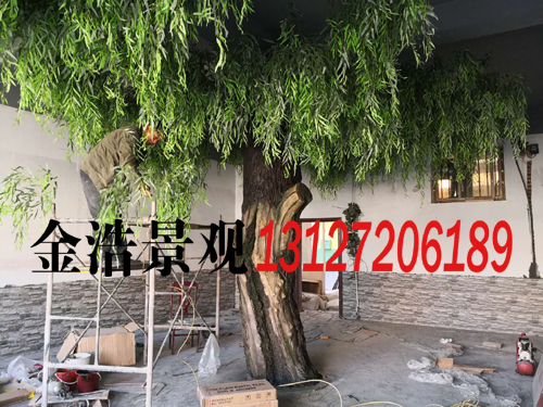 济南假树制作_济南仿真假树设计施工_济南假树大门报价低