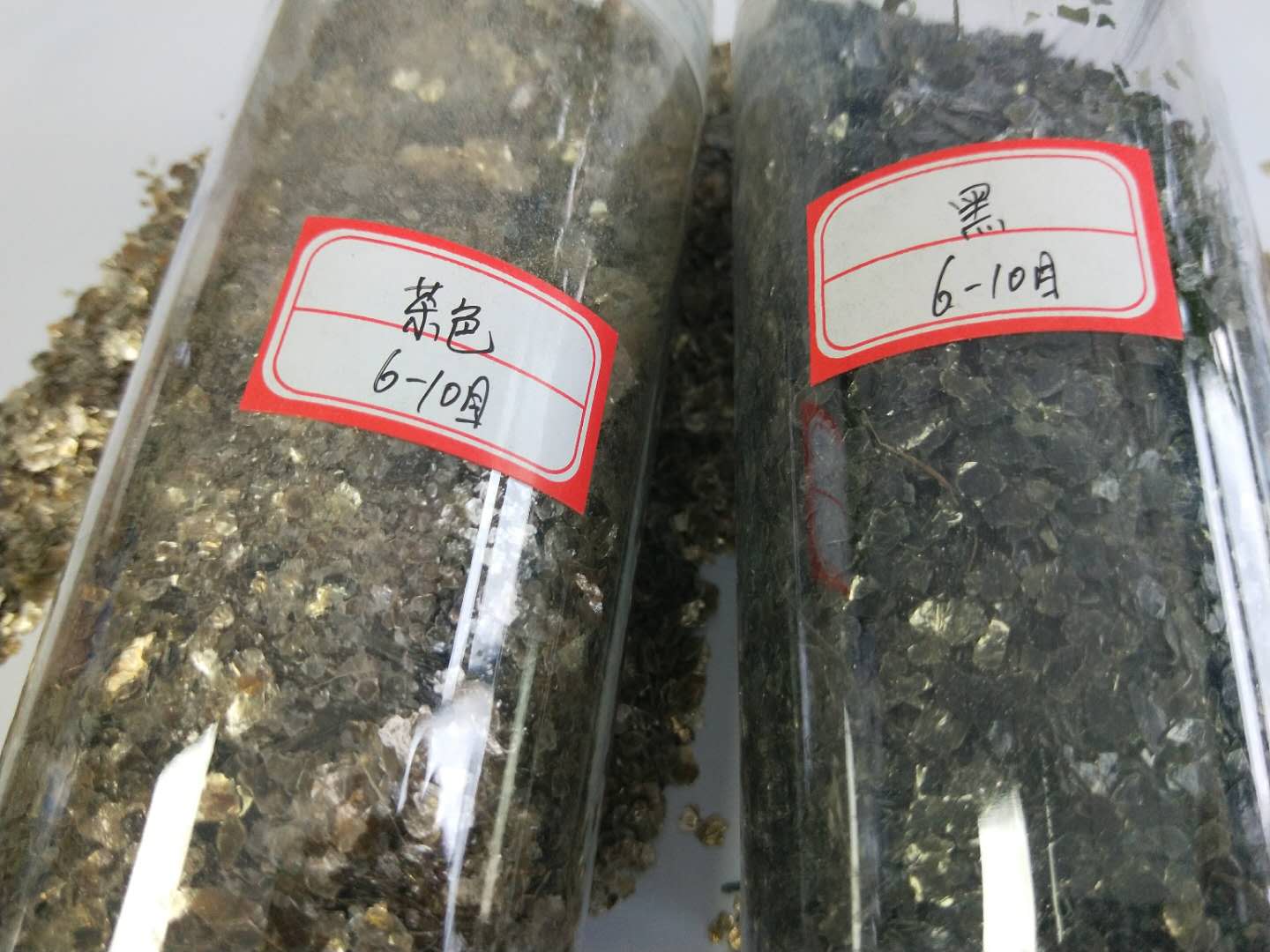安达云母 岩片真石漆专用 茶色云母片超薄片