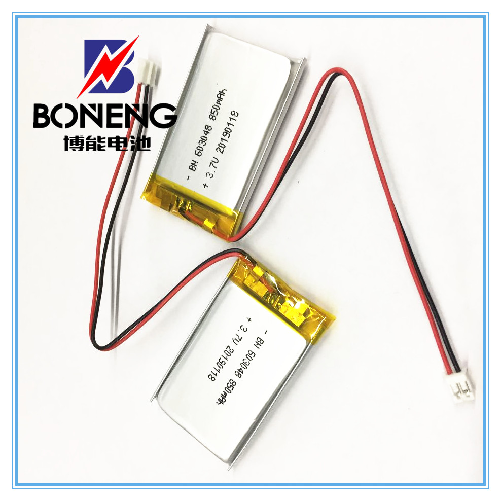 ***软包锂电池603048-850mAh