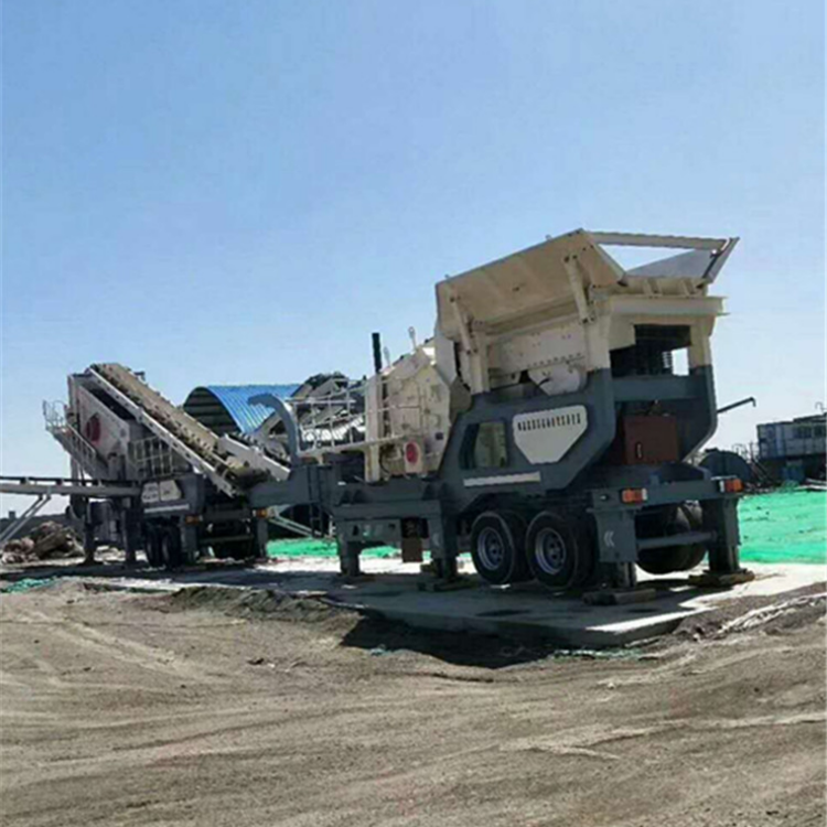 泰安移动山石破碎站 嗑石机碎石机生产线 恒美百特