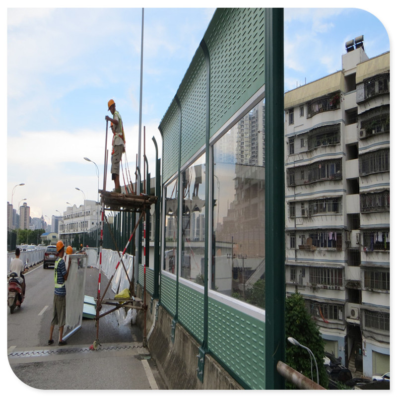 小区隔音板围墙降噪设施隔音墙制造厂家