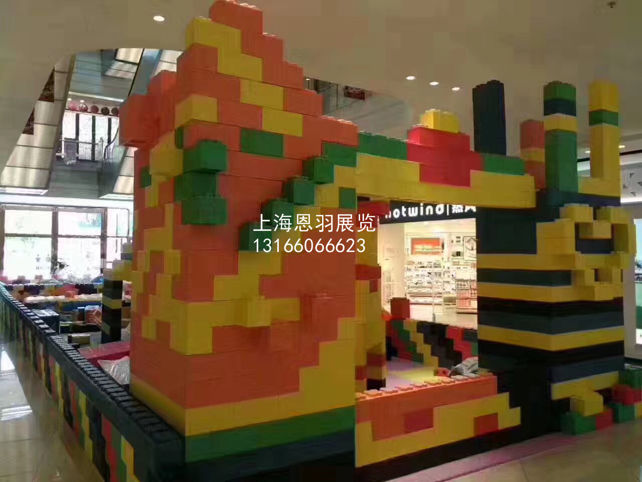 各种造型积木王国搭建儿童积木乐园租赁