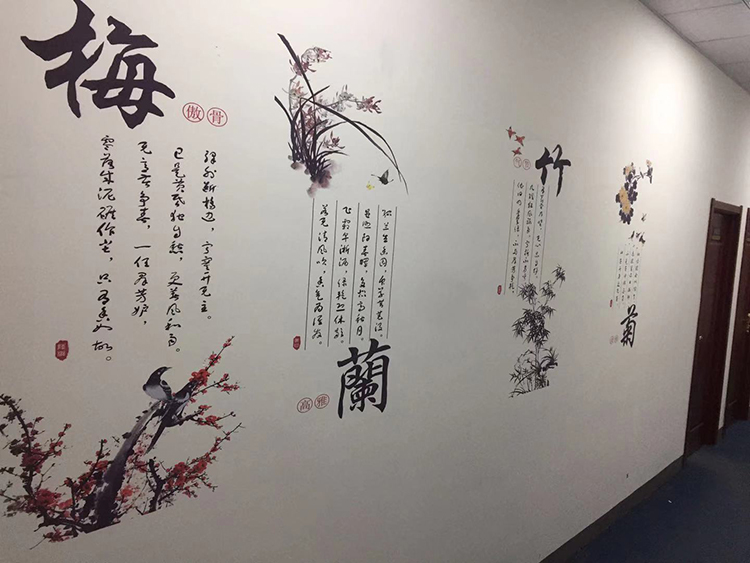 创业便携 墙体3d彩绘打印机 户外墙壁广告背景墙UV喷绘画机