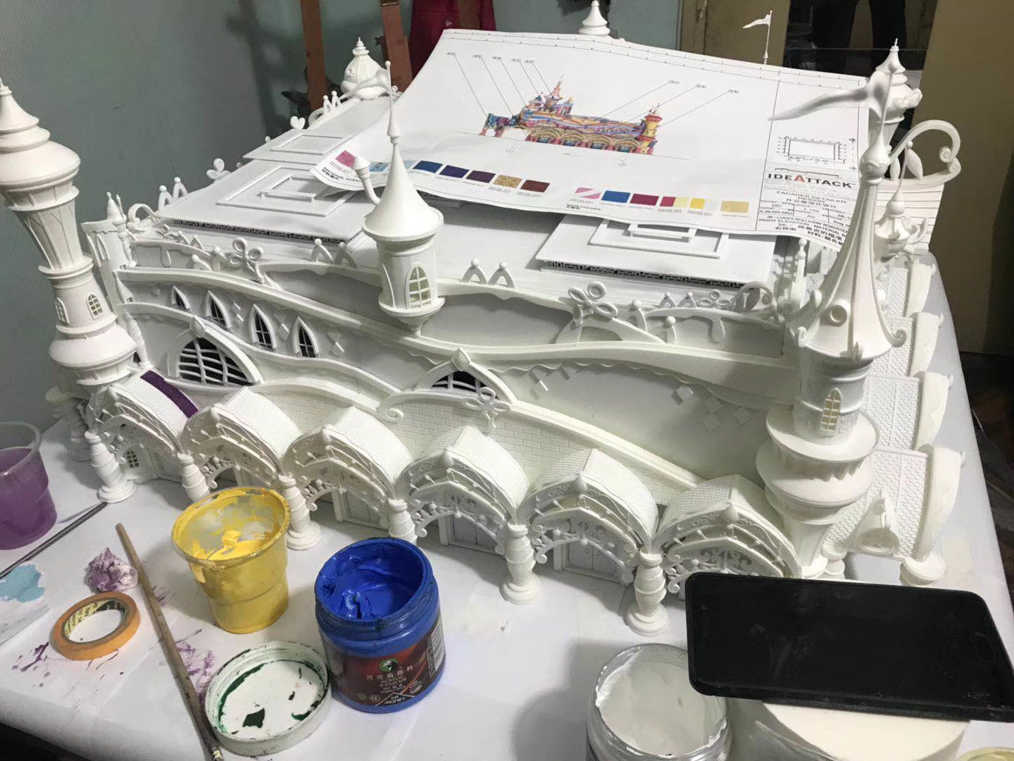 成都建筑模型3D打印服务，景观模型3D打印，沙盘模型3D打印