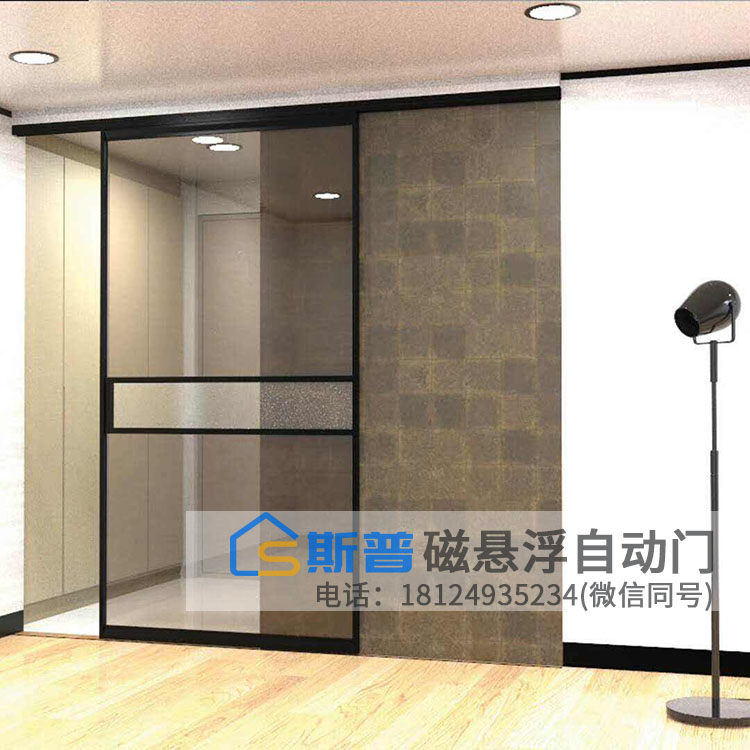 磁悬浮室内自动门开门系统磁悬浮电动门直行电机轨道机组