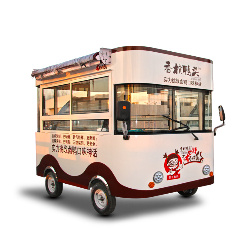 想创业就找德州通硕定制最新餐车冷饮车