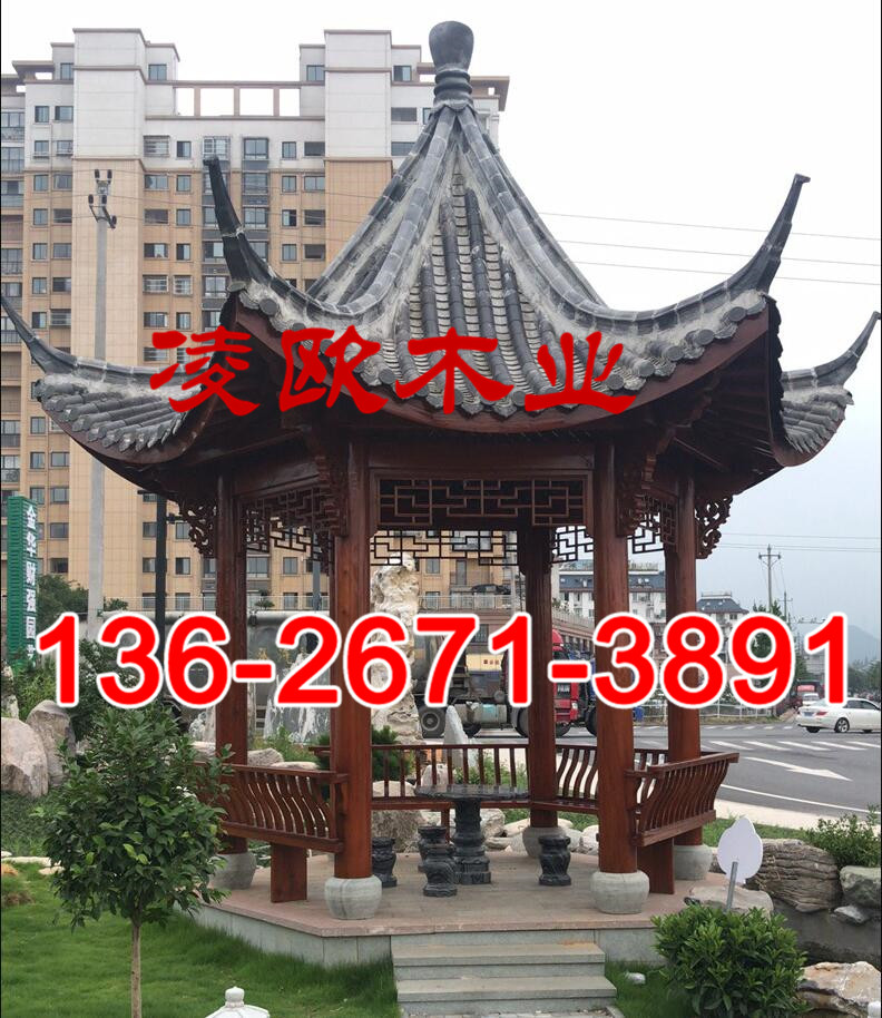 丽水景观防腐木凉亭厂家