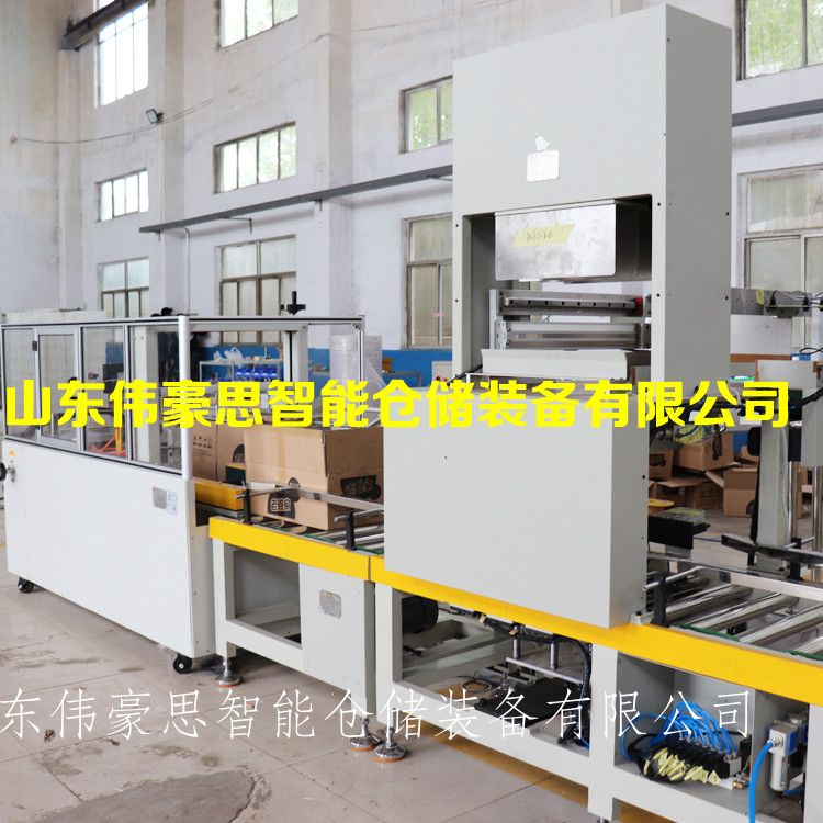 非标定制跌落式装箱机 洗发水自动装箱码垛线