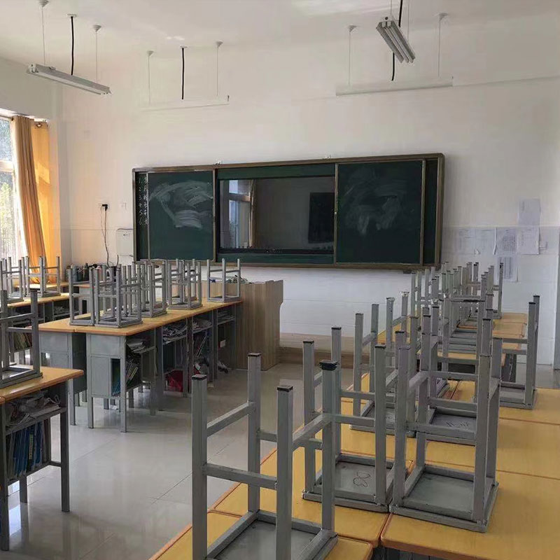 左右推拉绿板 滑动式推拉黑板