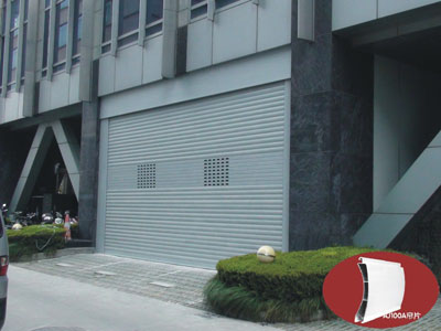 奥晶卷帘车库门铝合金卷帘车库门电动车库门遥控车库门卷闸门
