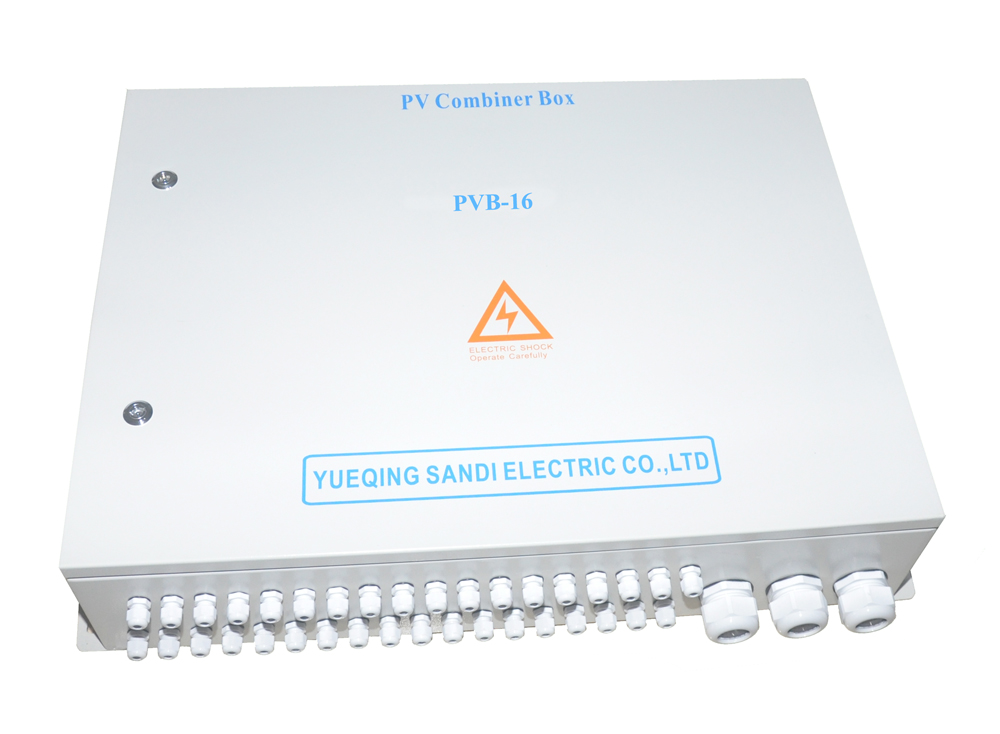 三迪16回路光伏防雷汇流箱 PVB-16进1出光伏汇流箱