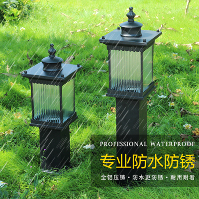 广西南宁***防水防锈高品质户外草坪灯庭院灯别墅花园路灯景观灯
