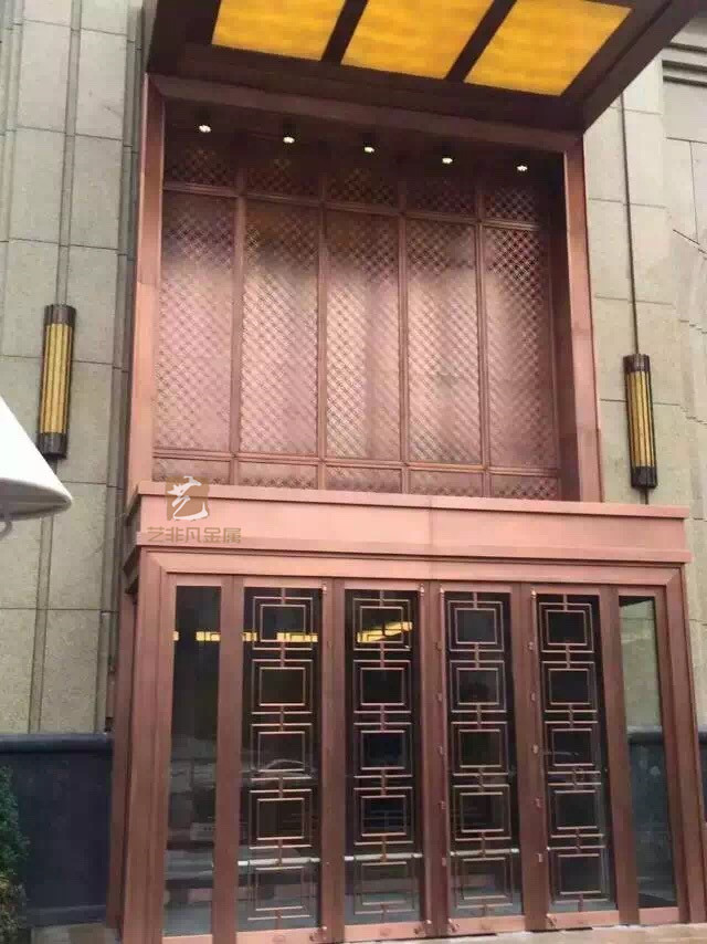 保定新中式不锈钢屏风厂家批发