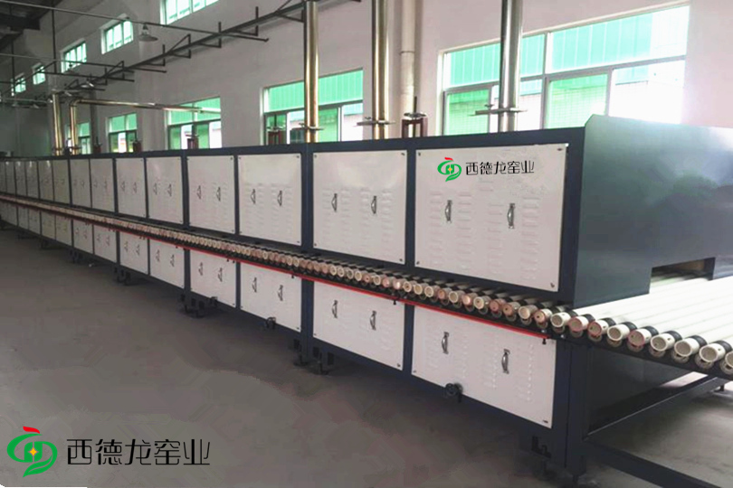 西德龙窑炉粉体材料辊道窑炉定做