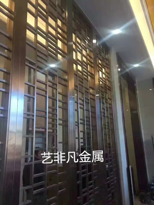 江苏扬州不锈钢屏风现代***简约风格不容易变形