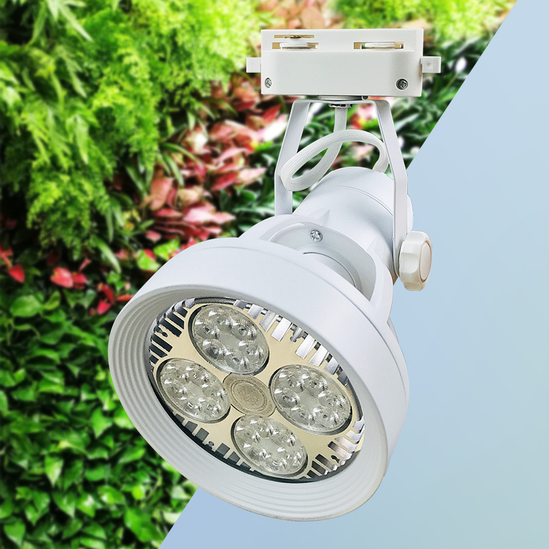 全光谱植物墙绿植鲜花平安树幸福雨淋缸树补光灯轨道式植物灯