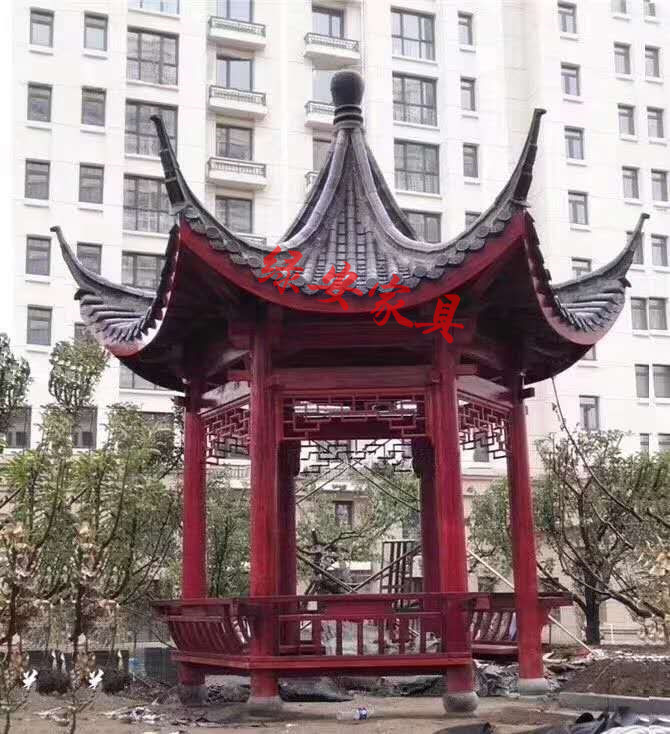 义乌新农村建设用六角凉亭厂家
