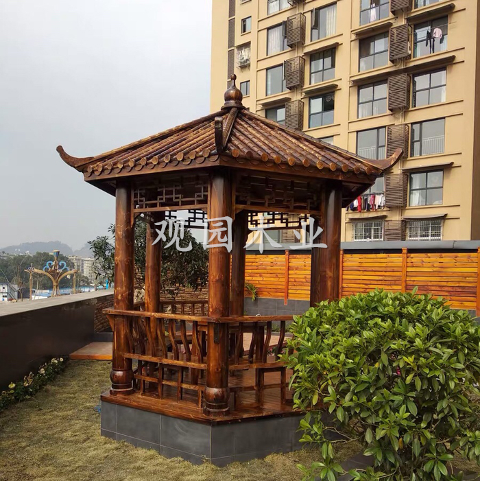杭州防腐木凉亭报价