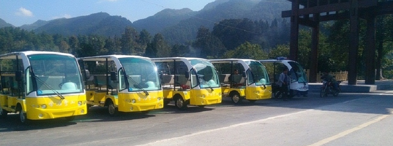 供应重庆景区旅游观光车-14座燃油老爷车