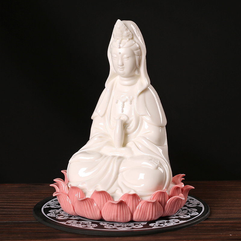 新品景德镇陶瓷雕塑***创意礼品家居饰品摆件座椅瓷像