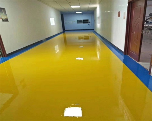 北海绿色环氧地坪漆施工流程_可拼贴各种图案