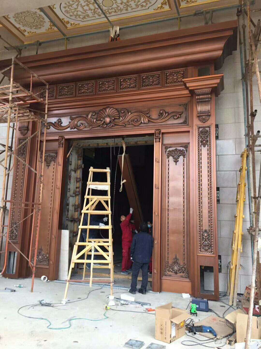 酒店铜门 仿铜门 进户门厂家